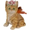 Decoración Gato multicolor 12x10x15 cm 6PR3352