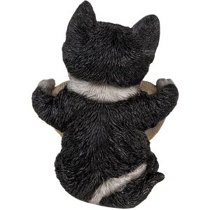 Decoración Gato multicolor 12x9x15 cm 6PR3365