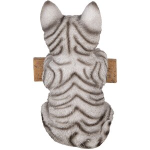 Decoración gato multicolor 12x9x19 cm 6PR3367