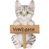 Decoración gato multicolor 12x9x19 cm 6PR3367