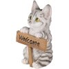 Decoración gato multicolor 12x9x19 cm 6PR3367