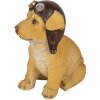 Decoración perro marrón 14x10x16 cm 6PR3368