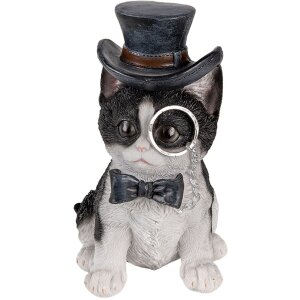 Decoración gato multicolor 11x9x17 cm 6PR3370