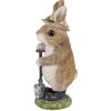 Decoración conejo marrón 9x8x22 cm 6PR3373