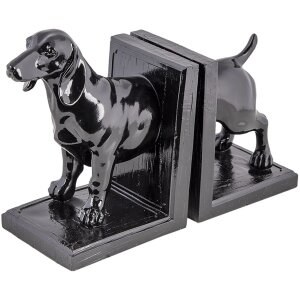 Clayre & Eef 6PR4623 Sujetalibros Juego de 2 Perro...