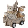 Decoración perro y gato multicolor 11x6x11 cm 6PR4635