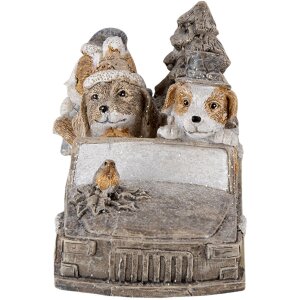 Decoración Animales en Coche multicolor 15x7x9 cm 6PR4638