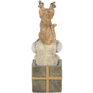 Decoración Perro y Gato multicolor 5x5x13 cm 6PR4642
