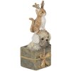 Decoración Perro y Gato multicolor 5x5x13 cm 6PR4642