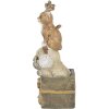 Decoración Perro y Gato multicolor 5x5x13 cm 6PR4642