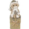 Decoración Gato multicolor 5x4x10 cm 6PR4643