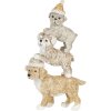 Decoración Perros multicolor 10x4x18 cm 6PR4646