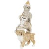 Decoración Perros multicolor 10x4x18 cm 6PR4646