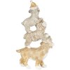 Decoración Perros multicolor 10x4x18 cm 6PR4646