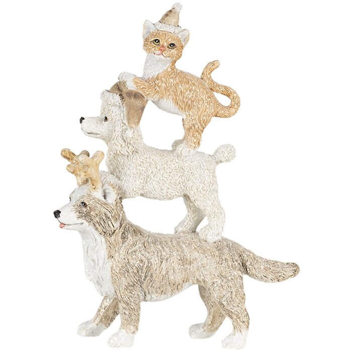 Decoración Animales multicolor 12x4x17 cm 6PR4647