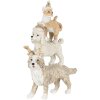 Decoración Animales multicolor 12x4x17 cm 6PR4647
