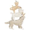 Decoración Animales multicolor 12x4x17 cm 6PR4647