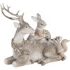 Decoración Animales gris 20x10x16 cm 6PR4651