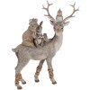 Decoración Animales gris 20x8x25 cm 6PR4652
