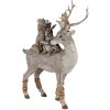 Decoración Animales gris 20x8x25 cm 6PR4652