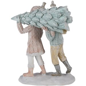 Decoración Infantil con Árbol de Navidad multicolor 12x6x15 cm 6PR4662