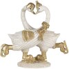 Decoración Cisnes blancos 18x8x17 cm 6PR4686