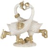 Decoración Cisnes blancos 18x8x17 cm 6PR4686