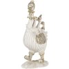 Decoración Gansos blanco 10x5x18 cm 6PR4689
