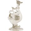 Decoración Gansos blanco 10x5x18 cm 6PR4689