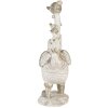 Decoración Gansos blanco 10x5x18 cm 6PR4689