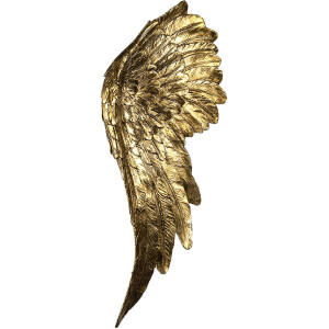 Decoración Alas (2 piezas) oro 22x6x55 cm 6PR4691