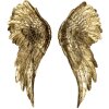 Decoración Alas (2 piezas) oro 22x6x55 cm 6PR4691