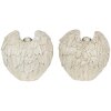 Decoración ángel crema 10x6x10 cm 6PR4708