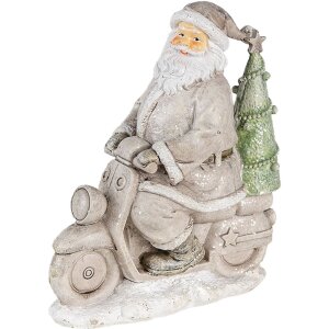 Papá Noel plata 12x6x14 cm 6PR4725
