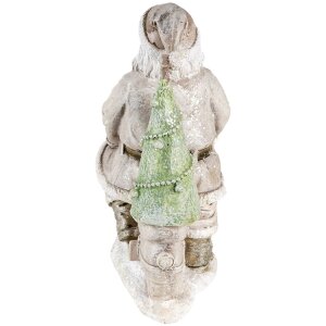Papá Noel plata 12x6x14 cm 6PR4725