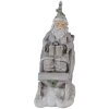 Decoración Papá Noel en trineo plata 10x6x13 cm 6PR4727