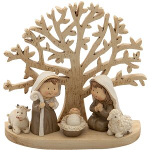 Figuras de belén marrón 11x5x10 cm 6PR4743