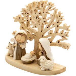 Figuras de belén marrón 11x5x10 cm 6PR4743