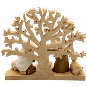 Figuras de belén marrón 11x5x10 cm 6PR4743