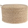 Puff marrón Ø 40x23 cm 6RO0509