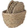 Posavasos (6 piezas) marrón 13x8x7 - Ø 10 6RO0537