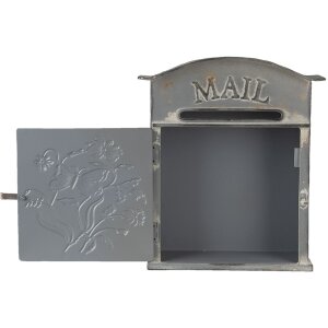 Buzón marrón 26x10x31 cm 6Y4238