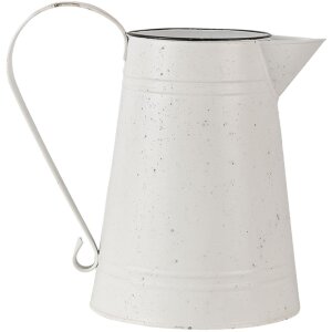 Jarra decorativa blanca 17x17x23 cm 6Y4248