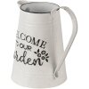 Jarra decorativa blanca 17x17x23 cm 6Y4248