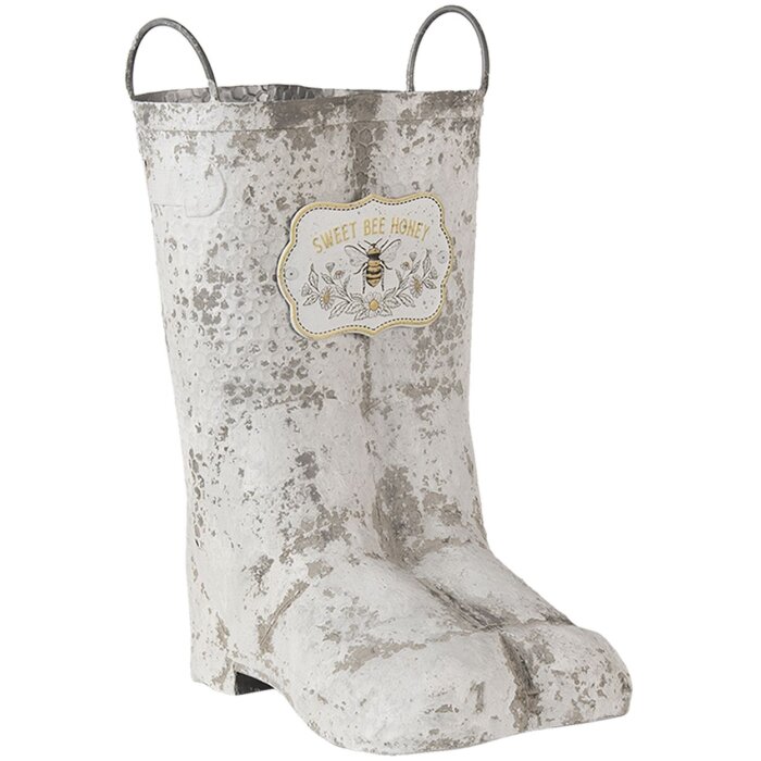 Jardinera gris 18x24x31-35 cm 6Y4253