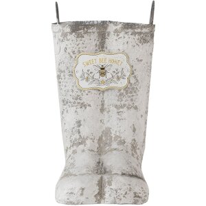 Jardinera gris 18x24x31-35 cm 6Y4253