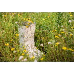 Jardinera gris 18x24x31-35 cm 6Y4253