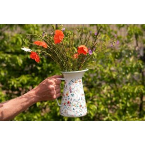 Jarra decorativa multicolor 12x12x20 cm 6Y4255