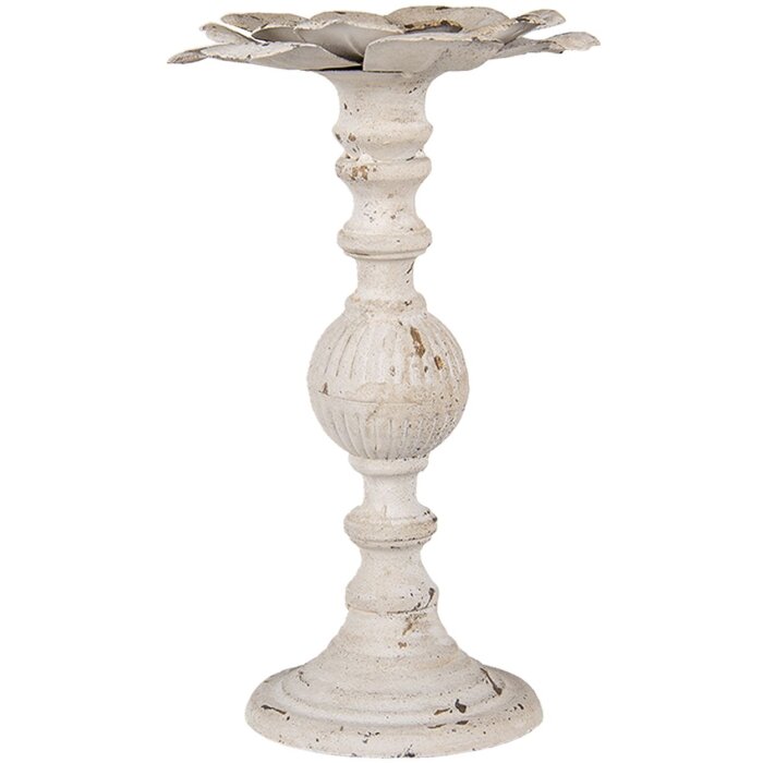 Candelero blanco Ø 19x34 cm 6Y4283