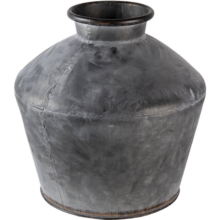 Jarrón decorativo gris Ø 39x38 cm 6Y4291